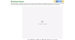 Desktop Screenshot of boxhead-game.com